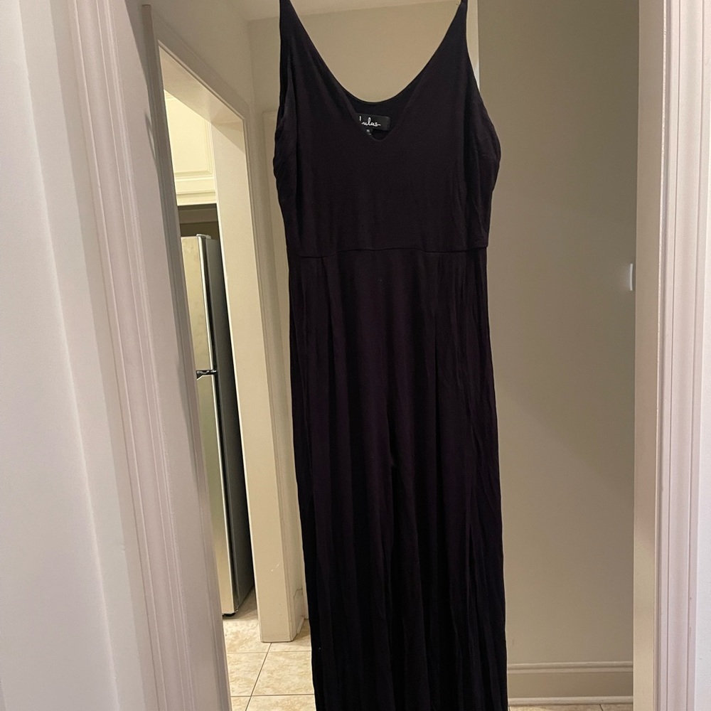 lulus black jumpsuit